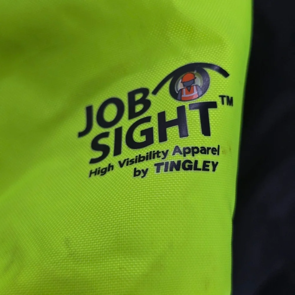 Tingley Job Sight High Visibility Bomber II Jacket Mens‎ L Yellow Black J26112
